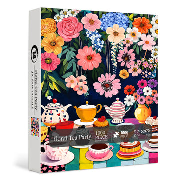 Puzzle tè floreale puzzle 1000 pezzi